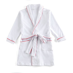 Noël personnalisé bébé garçon nuit robe blanc tricoté coton petit garçon <span class=keywords><strong>peignoir</strong></span> enfants pyjamas 2025 - Product Image 4