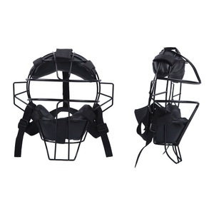 Casque de baseball en alliage réglable pour adultes et jeunes avec visière et masque 31*7cm Noir/Bleu - Product Image 6