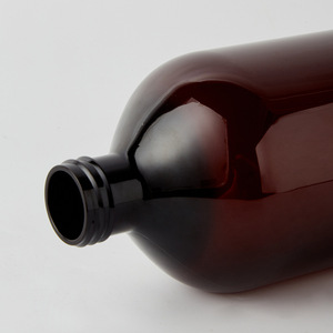 ขวดแชมพูสมุนไพร 1000 มล. สีน้ำตาล หัวปั๊มแบบบอสตัน สำหรับบรรจุภัณฑ์สารเคมีประจำวัน - Product Image 2