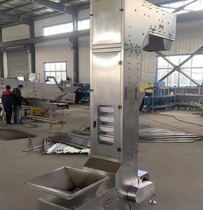 Thép không gỉ băng tải dọc Kẹo Cứng Trái cây sấy khô cánh hoa chip hạt đồ ăn nhẹ thực phẩm nhựa PP ABS xô Z xô thang máy - Product Image 2