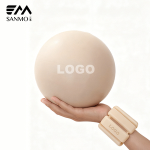 Мяч для фитнеса и йоги (15, 20, 25 см) с индивидуальным логотипом, экологичный, для пилатеса и физиотерапии, OEM/ODM - Product Image 1