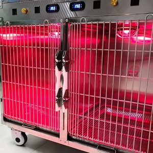 LIZE Veterinary Equipment Metal ICU <strong>Cage</strong> for Cats and Dogs Hospital Animal <strong>Pet</strong> Incubator with Oxygen Veterinary Carrier - Product Image 6