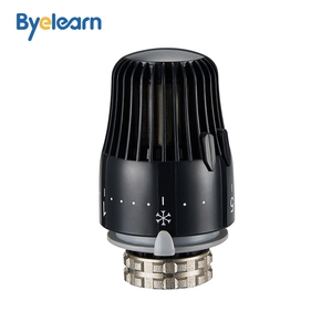 Byelearn House utilisant une <span class=keywords><strong>tête</strong></span> de vanne de radiateur <span class=keywords><strong>thermostatique</strong></span> noire pour système de chauffage au sol - Product Image 1