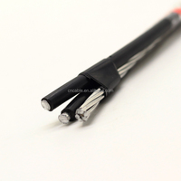 Cable de Servicio Triplex con Aislamiento de PE/XLPE y Conductor de Aluminio de 600/1000V # 6 AWG