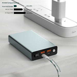 พาวเวอร์แบงค์ OEM 10000mAh 30000mAh 40000mAh 10000mAh แบบพกพาโทรศัพท์มือถือพาวเวอร์แบงค์ PD พร้อมอินพุตแบบ Dual Type C - Product Image 2