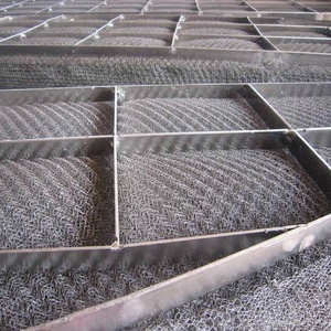 Almohadillas de malla de eliminador de niebla de filtro de alta calidad Almohadilla de malla de punto de acero inoxidable Tipo de almohadilla antivaho - Product Image 4