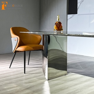 Pietra naturale sala da pranzo set mobili mobili tavolo piccolo marmo tavolo da pranzo 4 sedie - Product Image 5