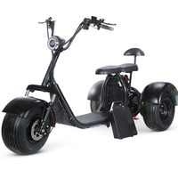 Scooter électrique à 3 roues pour adultes, certifié DOT 2025, 60V 12AH, vente en gros, pas cher, chinois, tricycle, moto