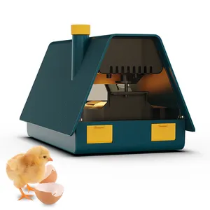Nova casa com 10 ovos, mini incubadora solar totalmente automática para incubadora de galinha, pato e ganso, para venda