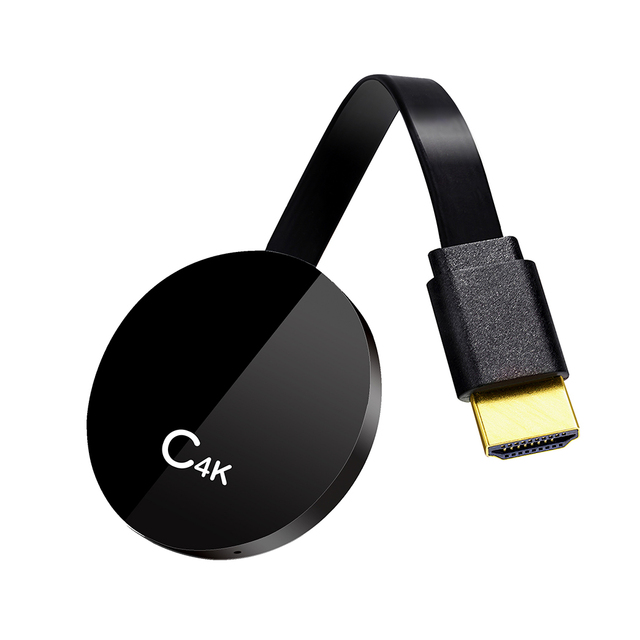 Miracast 4K Wireless HDTV WiFi Display Dongle Supports Airplay DLNA Miracast for Smartphone iPad PC Quad Core CPU Set-Top Box