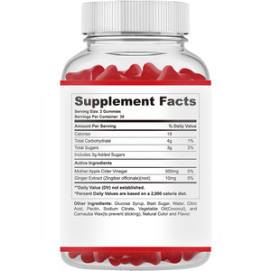 Gomitas Adelgazantes de Vinagre de Sidra de Manzana OLLI, Suplemento Personalizado en Gomitas Veganas, Certificadas HALAL y Kosher para Adultos - Product Image 3