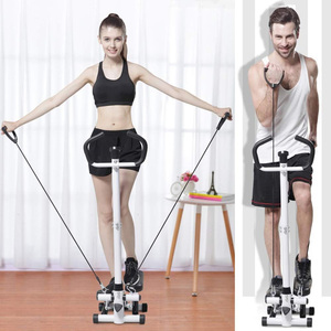 Fitness Steppers Mini Stepper con Monitor LCD Gym Stair Stepper <span class=keywords><strong>Machine</strong></span> Ejercitador con bandas de resistencia y manillar - Product Image 2