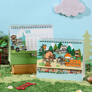 2026 Capybara Wild Friends Series <span class=keywords><strong>Calendrier</strong></span> de forme spéciale avec utilisation comme horloge - Product Image 2