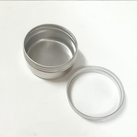 Boîte en aluminium ronde pour cosmétiques, conteneur en métal, pot en aluminium, 5g, 10g, 20g, 30g, 50g, 100g