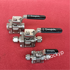 Vanne à boisseau sphérique Swagelok en acier inoxydable, série 60, 3 pièces, SS-62TS8, d'occasion - Product Image 2