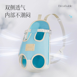 Portable <b>cat</b> <b>backpack</b> with <b>cat</b> straps, small dog bag. - Product Image 2