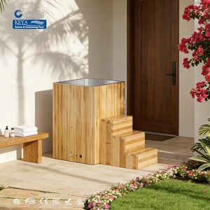 Sauna di Recupero per Atleti in Cedro Rosso, Vasca Spa per 1 Persona, Bagno di Ghiaccio con Refrigeratore, <span class=keywords><strong>Piscina</strong></span> per Immersioni Fredde - Product Image 6