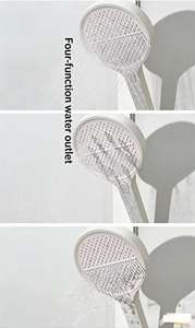 Système de douche numérique chromé avec douches pluie haute pression extra larges et douces pour salles de bain et appartements modernes - Product Image 4