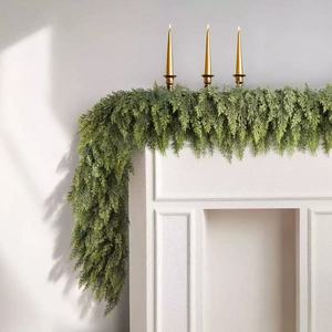 Guirlandes de Noël en pin et cyprès Ji Shun 100cm-200cm style nordique pour la décoration de cheminée - Product Image 4