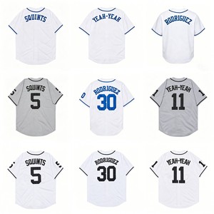 Maillots brodés style vintage du <span class=keywords><strong>film</strong></span> The Sandlot pour hommes : 'Yeah-Yeah' 11, 'Rooriguez' 30, 'Squints' 5, tailles S-3XL - Product Image 1