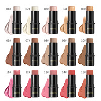 Stick de maquillage HelloKiss High Glow Brightening Fit Stereo Face Base Multicolor Shadow Concealer pour femmes