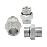 BSP mâle CAPTIVE SEAL BSP filetage mâle raccord droit raccords de Tube adaptateur de tuyau hydraulique 1B adaptateurs hydrauliques raccords