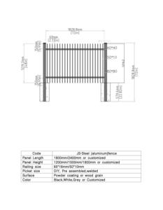 <span class=keywords><strong>Ringhiera</strong></span> in Metallo per <span class=keywords><strong>Balcone</strong></span> e Terrazza in Stile Moderno, Recinzione in Acciaio, Corrimano per Terrazza - Product Image 6