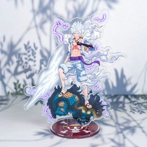 45 diseño <span class=keywords><strong>de</strong></span> alta calidad <span class=keywords><strong>de</strong></span> acrílico transparente <span class=keywords><strong>figura</strong></span> soporte para los fans <span class=keywords><strong>de</strong></span> Anime Monkey D. Luffy <span class=keywords><strong>Roronoa</strong></span> <span class=keywords><strong>Zoro</strong></span> como regalos - Product Image 3