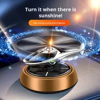 Diffuseur d'arômes solaire moderne pour voiture, rotation à 360 degrés, parfum longue durée, élimination des odeurs, en plastique, parfum naturel