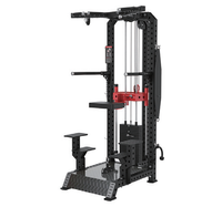 Barres parallèles assistées en acier, barre horizontale, machine à dips universelle, équipement de musculation commercial pour salle de sport