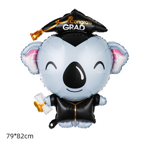 Globo de película de aluminio de dibujos animados para temporada de graduación y decoraciones transfronterizas Diseño de fiesta y suministros de vacaciones - Product Image 4