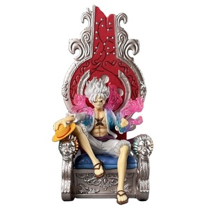2 stili 33cm di trono di frutta diavolo posizione seduta può cambiare le mani un ingranaggio a pezzi 5 Anime figura scimmia D Nica Luffy - Product Image 1
