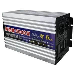 Sıcak satış invert 5000W DC 12v 24v 48v 60v için AC 220v 230v 240v 5kw kapalı ızgara güneş invertör