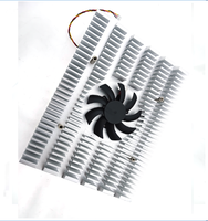 Kipas PWM 4Pin dengan Kebisingan Rendah dan Heatsink Aluminium Besar untuk Pendinginan Kartu VGA / Motherboard