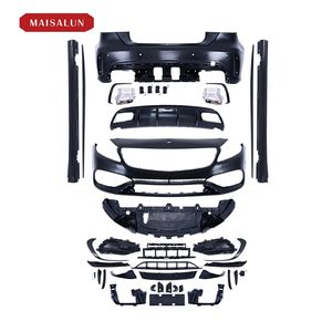 Kit de carrocería de gran oferta para mercedes-benz Clase A W176 actualización <span class=keywords><strong>AMG</strong></span> <span class=keywords><strong>A45</strong></span> difusor de rejilla de parachoques trasero delantero difusor trasero - Product Image 2