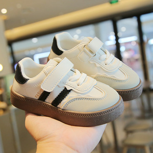 Zapatillas Deportivas Alemanas para Niños Primavera-Otoño 2026, Zapatillas Blancas Casuales para Niños y Niñas, Zapatos de Suela Suave Estilo Retro Clásico para Niños Pequeños - Product Image 2