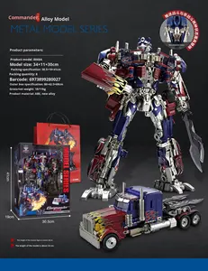 Figurine en alliage et plastique Trans Formers Action Figure 1/48 Scale Agrandie Robot Model Toy for Children's Play Maternity Unisex - Product Image 6