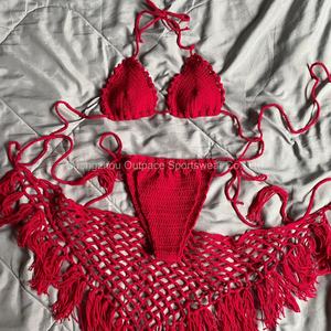 ชุดบิกินี่เซ็กซี่สำหรับผู้หญิงขายส่งจากโรงงาน แบบคล้องไหล่ข้างเดียว ชุด 2 ชิ้น แห้งเร็ว บราดันทรง กางเกงวีสตริง - Product Image 3