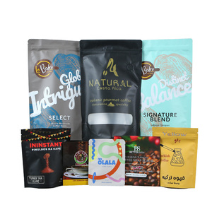 Emballage recyclable imprimé sur mesure, sachet de café mat de 250 g, bolsa <span class=keywords><strong>sac</strong></span> de 12 oz, 500 g, 1 kg, sachet debout avec valve - Product Image 1