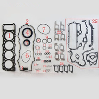 JAPKOR 4m40 4m40t Set Gasket Lengkap Mesin Mitsubishi Montero Pajero Shogun Canter 35 FB631 Nativa 2835cc 2.8 D TD 94- ME996729