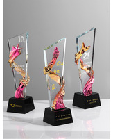 Trofeo de Cristal Personalizado Ecológico para Deportes y Fútbol, con Logotipo Grabado con Láser, Recuerdo o Premio