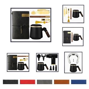 OEM Luxury Tea <b>Mug</b> A6 Notebook Wood Pen Business Gift Customized Men Gift Box Set - Product Image 2