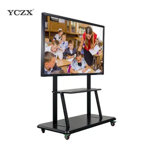 Educational Equipment 98 Inch Finger Touch Screen Smart Board Interactive Whiteboard Digital Signage Monitor