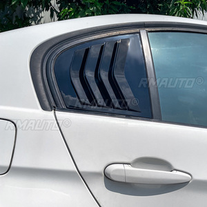 Cubierta de Persiana para Ventana Trasera de Coche, Embellecedor de Ventilación Lateral para BMW Serie 3 E90 320i 330i M3 2005-2011, Estilo Automotriz - Product Image 4