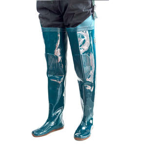 Wader de pêche en PVC à <span class=keywords><strong>5</strong></span> <span class=keywords><strong>couches</strong></span> avec bas de corps <span class=keywords><strong>respirant</strong></span> et imperméable - Product Image 6