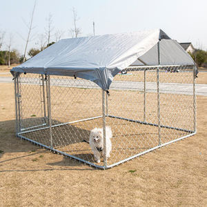 กรงสุนัขราคาถูกแบบเชื่อมลวดชุบสังกะสีแบบจุ่มร้อน  ลดราคาพิเศษ - Product Image 3