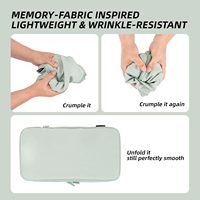 4 pièces en nylon léger de compression Cubes d'emballage à fermeture éclair Organisateurs de voyage pour valises Sacs à dos Casual Luxury Outdoor