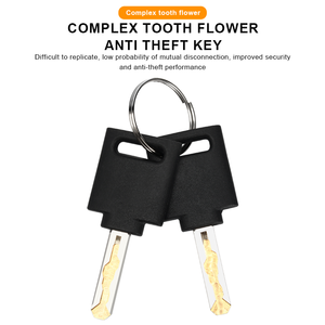 Antivol en U RIDERACE pour VTT, vélos de route, motos et vélos électriques – Sécurité renforcée, résistant aux rayures, en PVC, antivol robuste - Product Image 3
