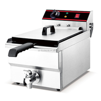 Friteuse électrique commerciale de grande capacité, équipement de cuisine de 10l