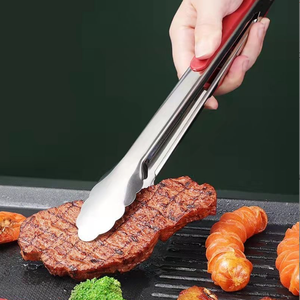 Pinzas de Acero Inoxidable Anti-Calor DFT31 para Buffet, Barbacoa, Cafetería, Cocina, para Alimentos, Pan, Mariscos y Ensaladas - Product Image 3